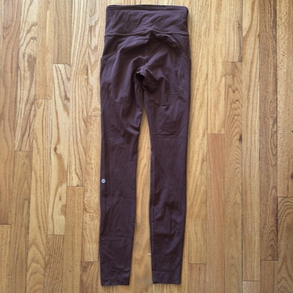 Lululemon 2 Fast + Free High-Rise 28" Non-Reflective Brushed Nulux Brown Earth - Picture 7 of 15